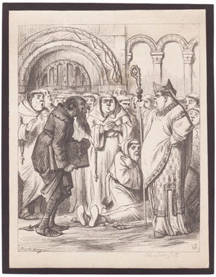 John Tenniel illustration The Brothers Of Birchington
